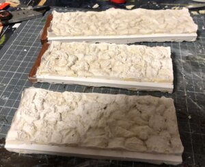 Innenwände des Kellers